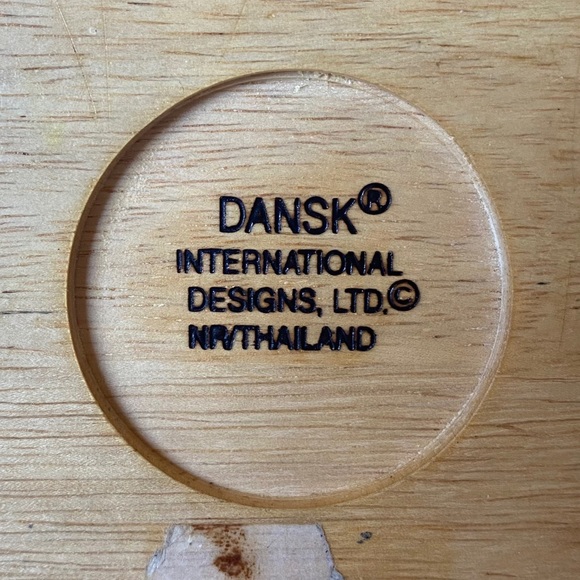 Vintage Dansk Sage Song Framed Tile Trivets 7 3/4” Set of 2 - Picture 6 of 11